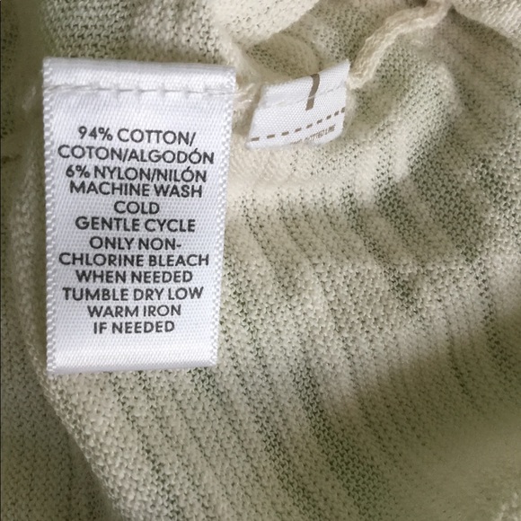 Ann Taylor LOFT Ivory Hi Lo Hem Cottony Summer Top (Size M) - Picture 5 of 8